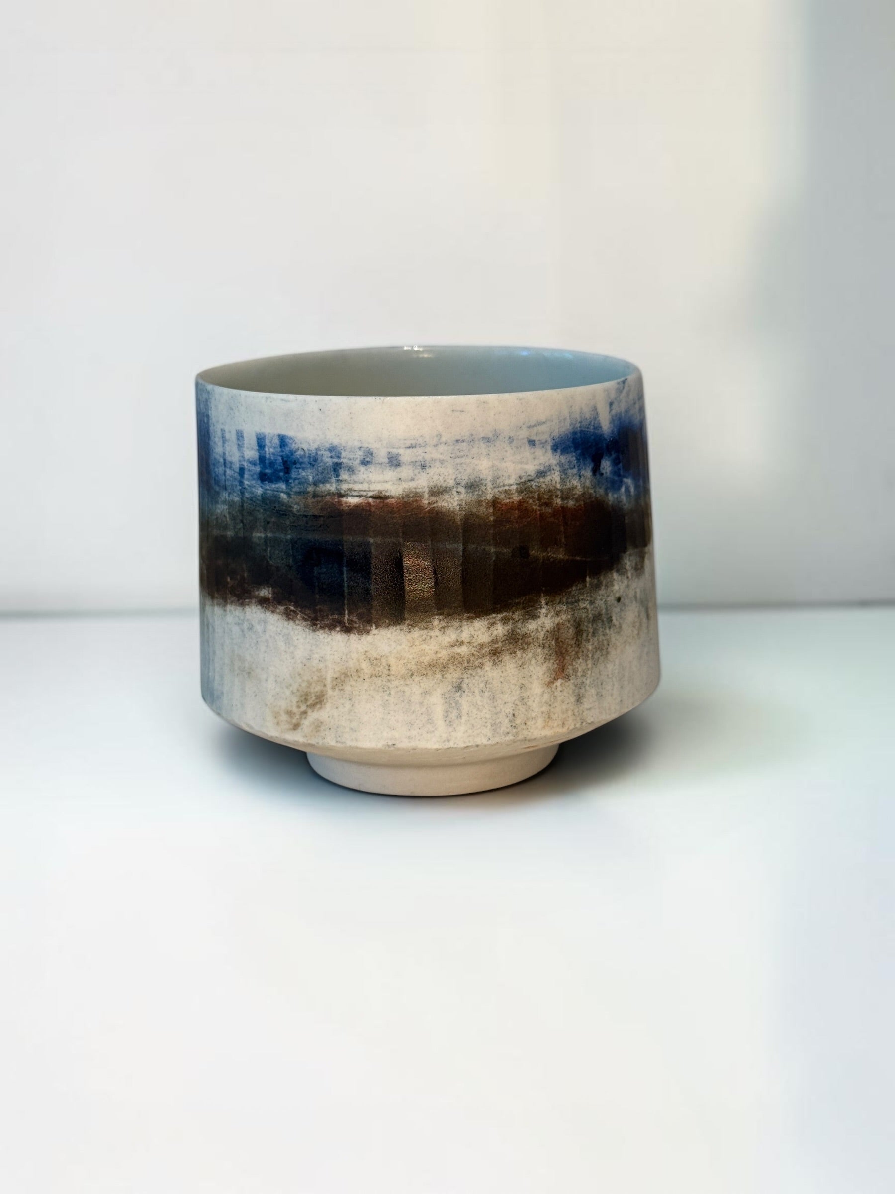 John Mac Signature Saggar Cup – Midnight Storm