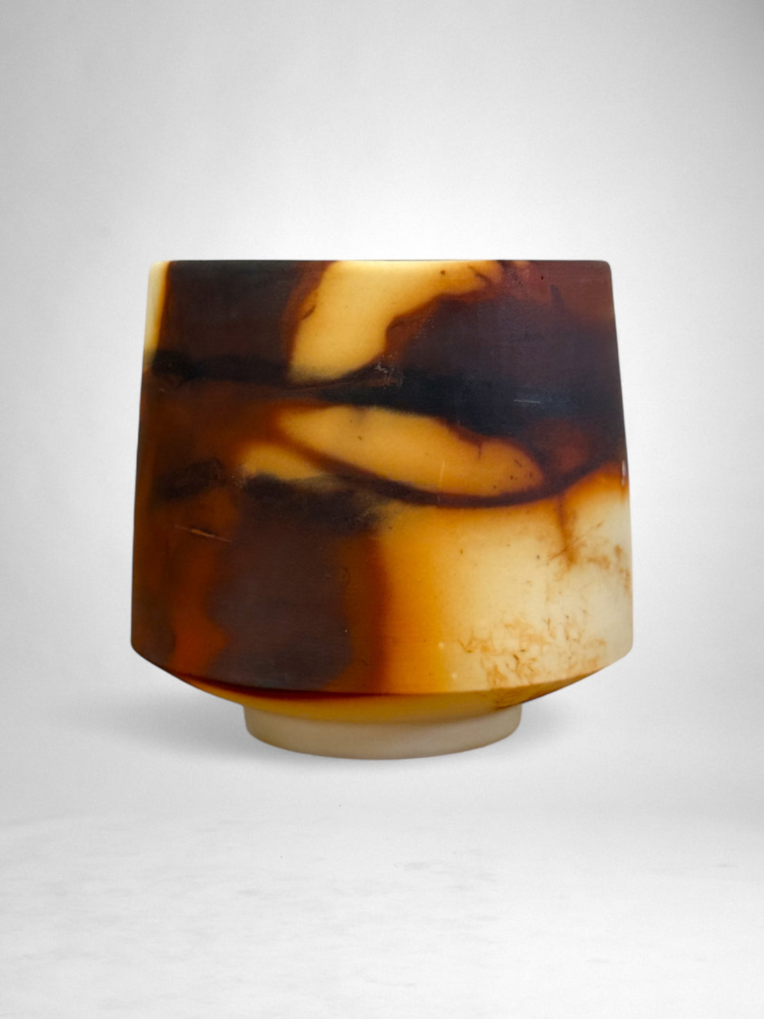 Saggar-Fired Porcelain Cup – One-of-a-Kind Series (4)