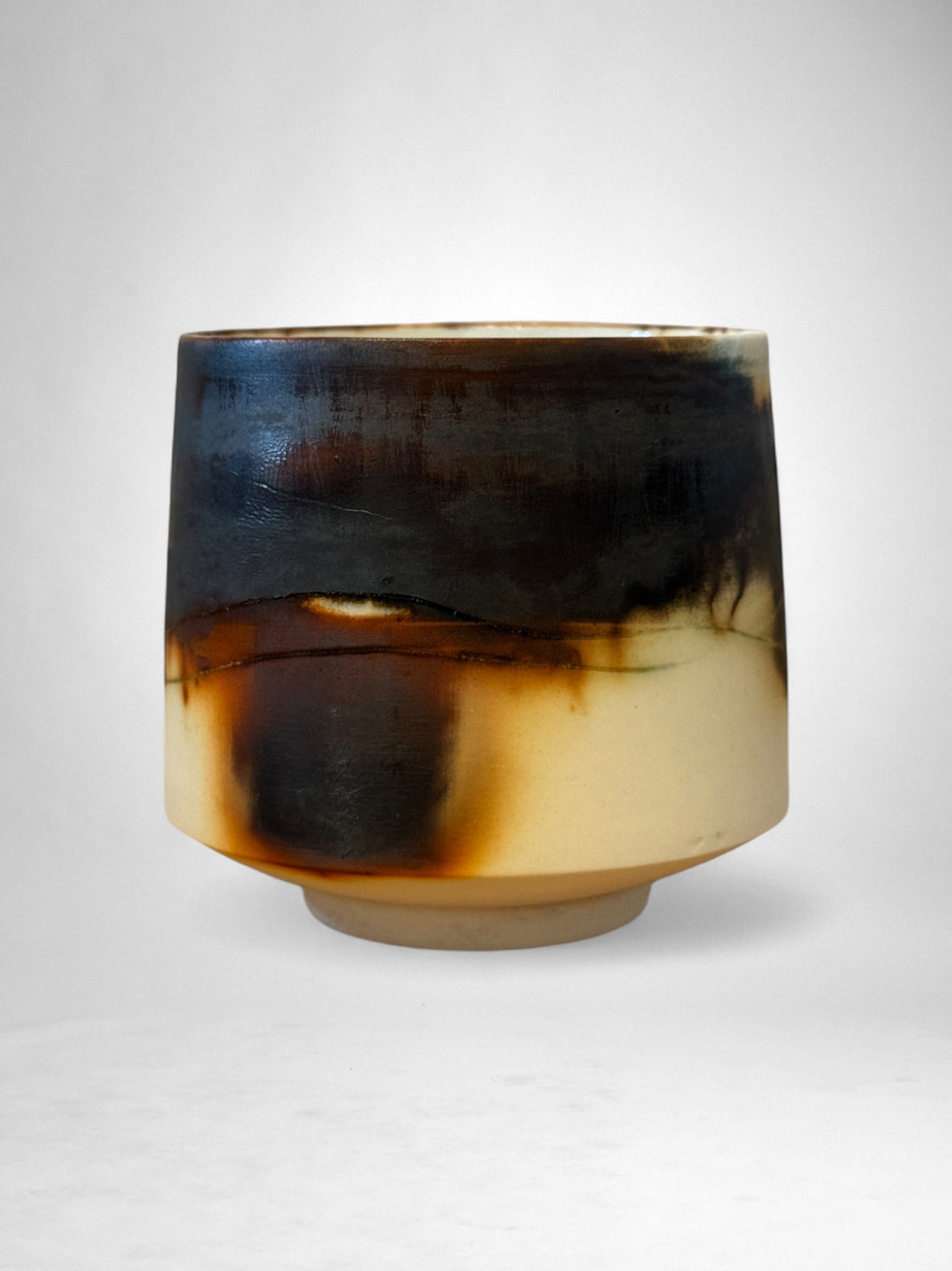 Saggar-Fired Porcelain Cup – Desert Dusk (2)