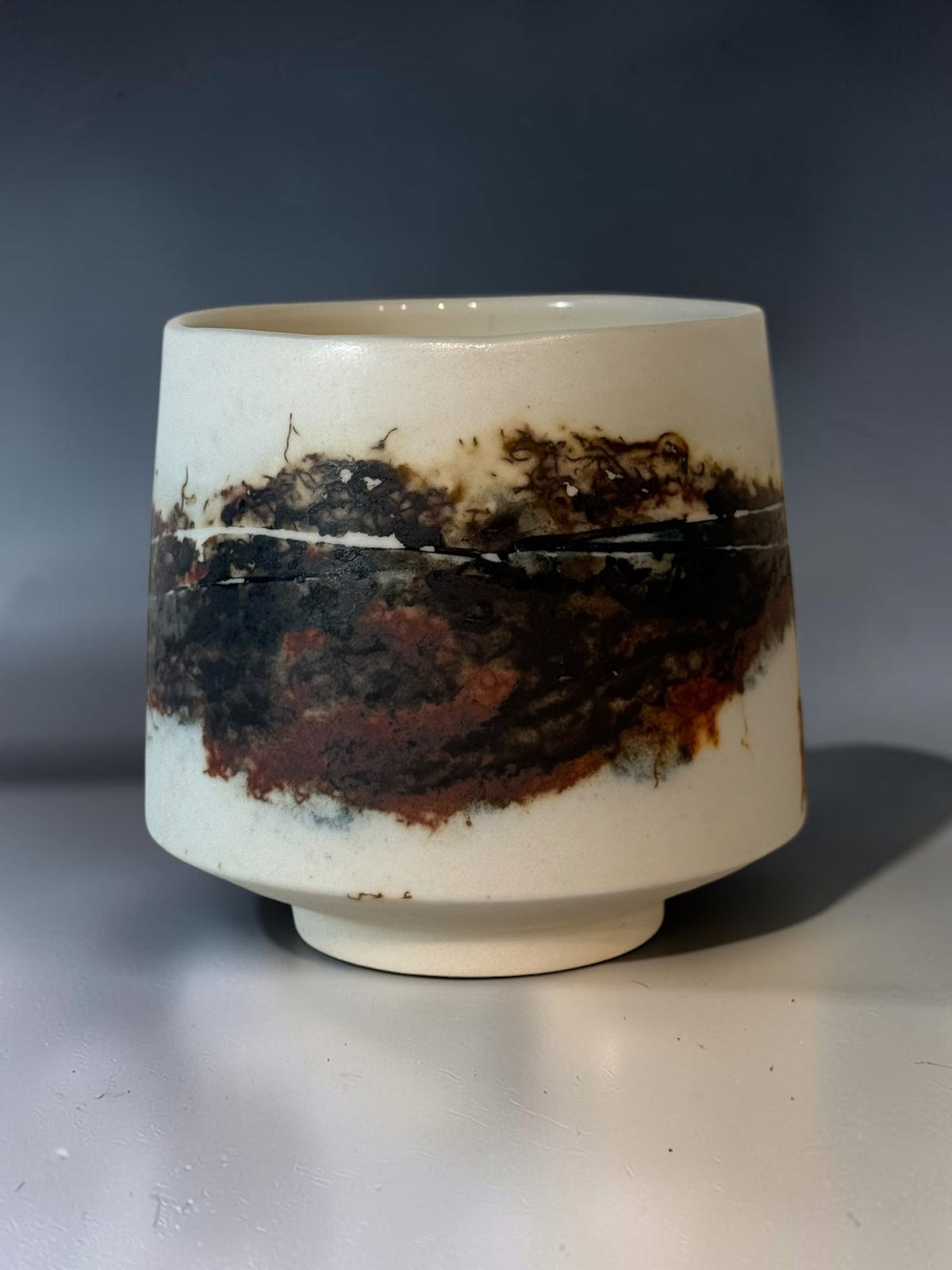 John Mac Saggar-Fired Cup – Wild Moss