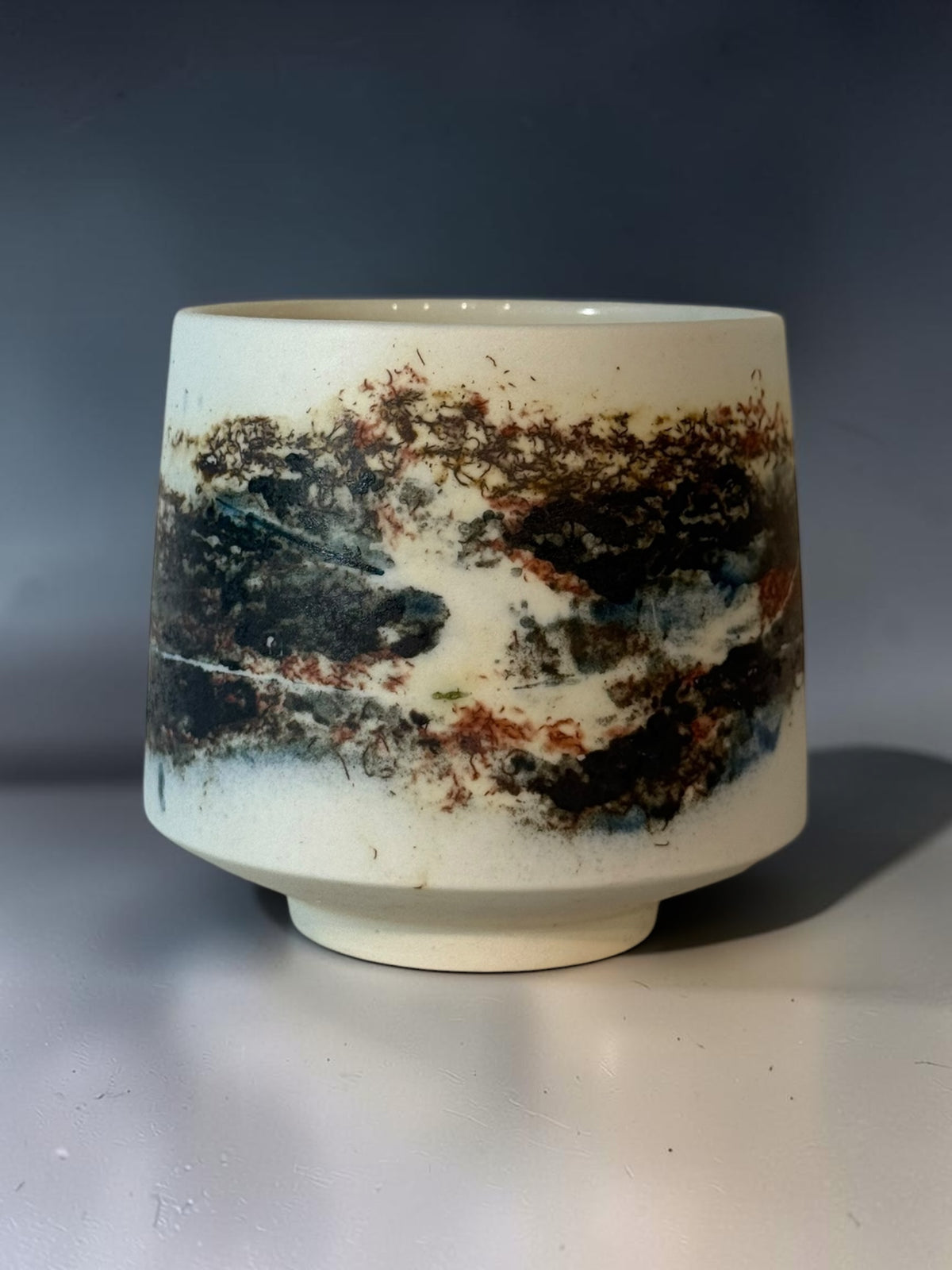 John Mac Saggar-Fired Cup – Wild Moss