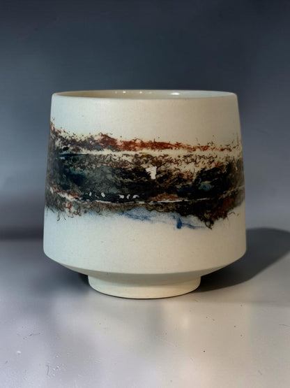 John Mac Saggar-Fired Cup – Wild Moss