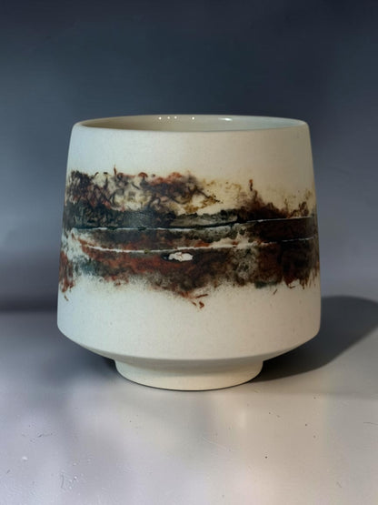 John Mac Saggar-Fired Cup – Wild Moss
