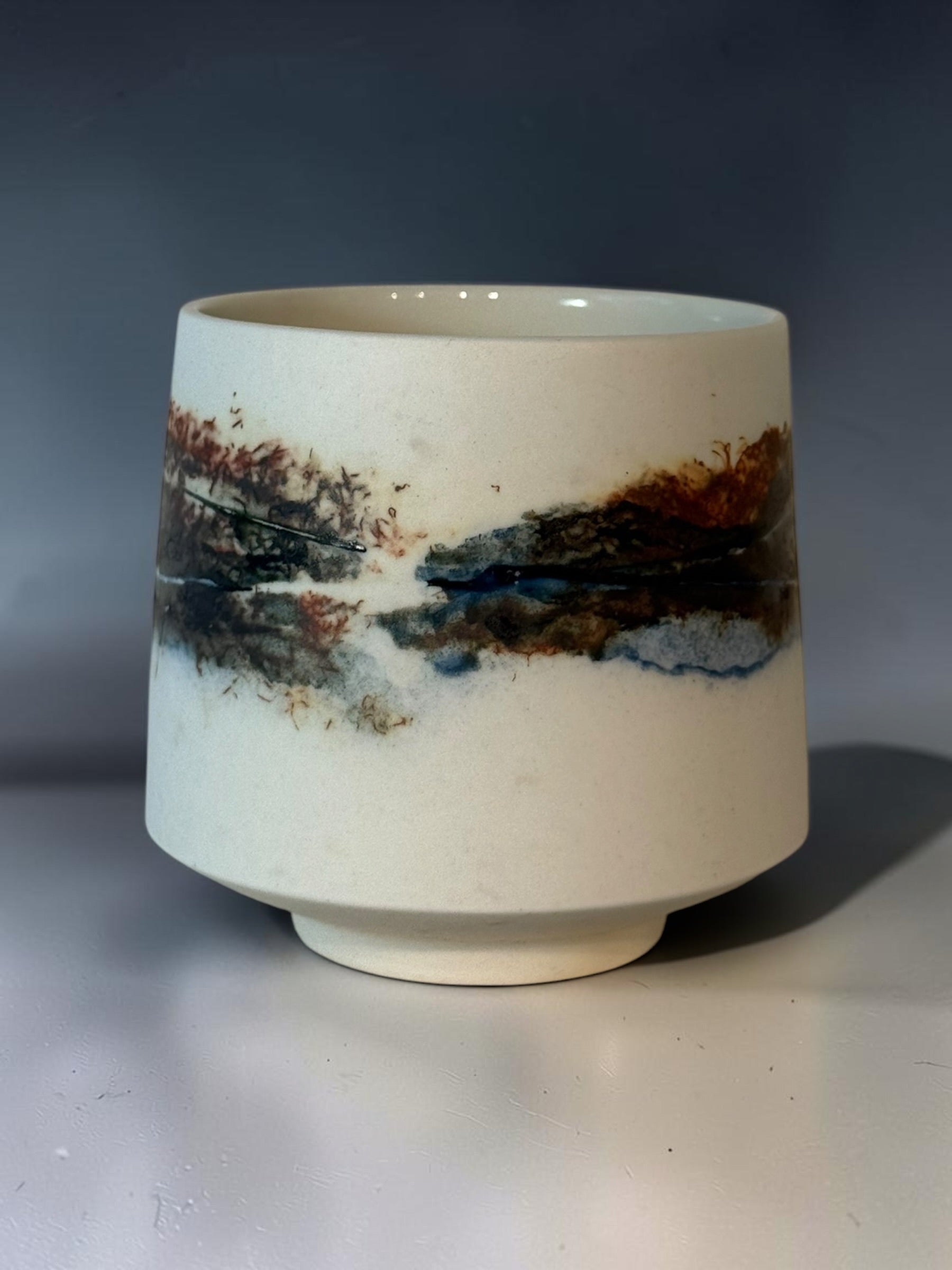 John Mac Saggar-Fired Cup – Wild Moss