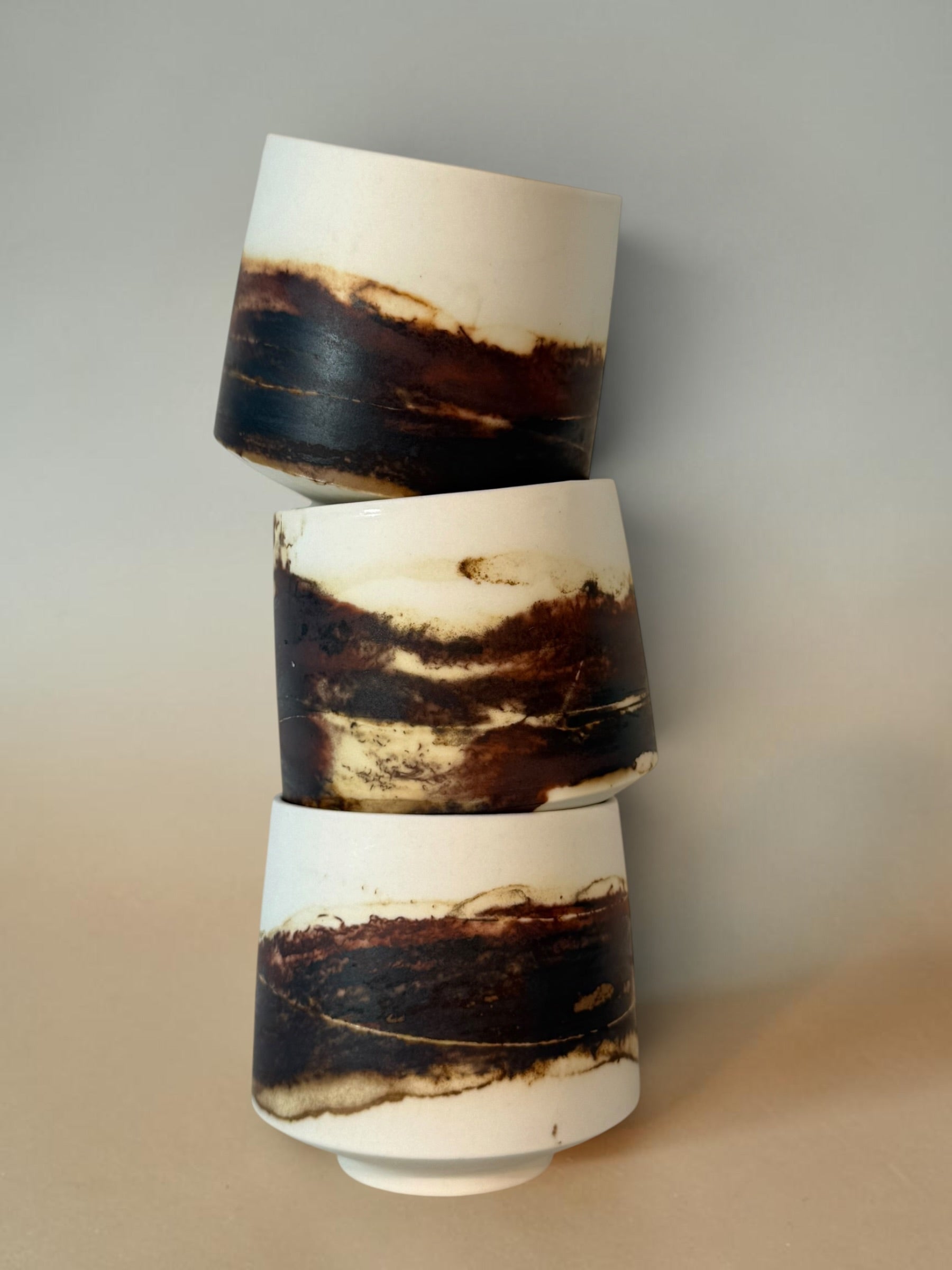 John Mac Saggar-Fired Cup – Nightfall Marsh