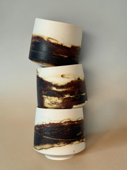 John Mac Saggar-Fired Cup – Nightfall Marsh