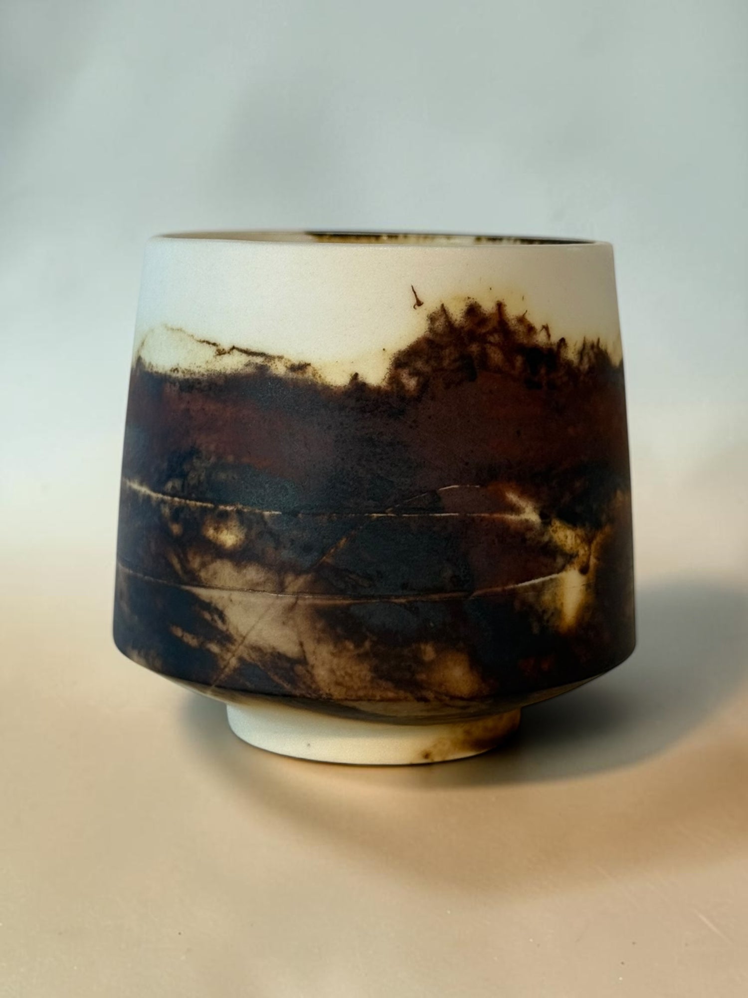 John Mac Saggar-Fired Cup – Nightfall Marsh