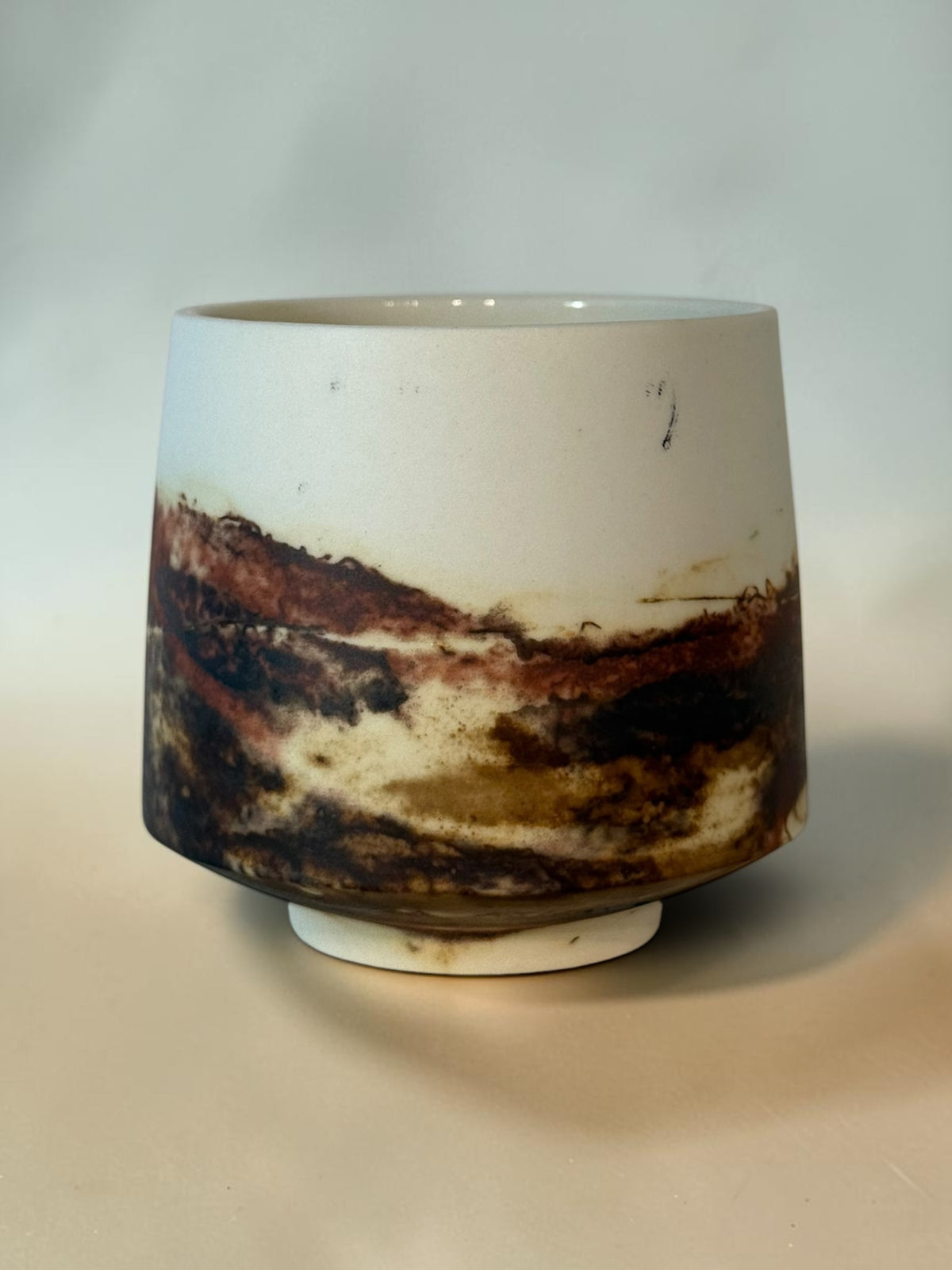 John Mac Saggar-Fired Cup – Nightfall Marsh