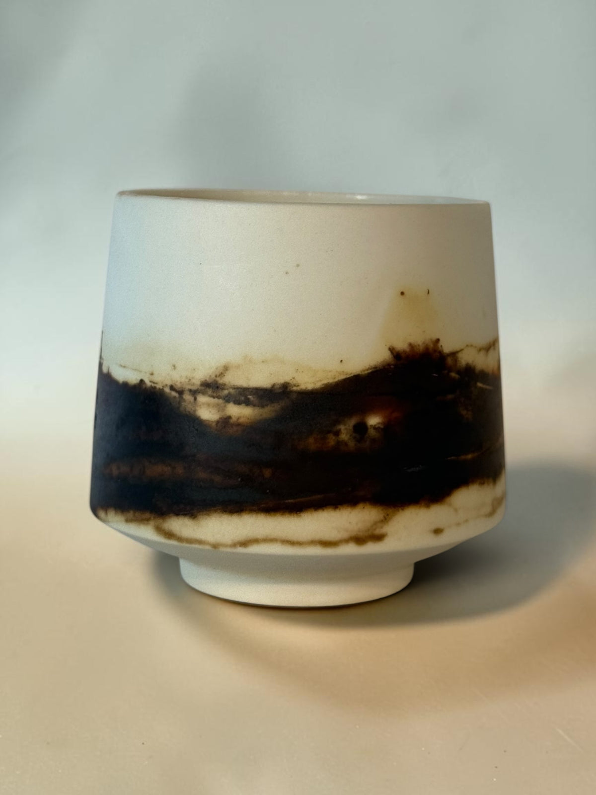 John Mac Saggar-Fired Cup – Nightfall Marsh
