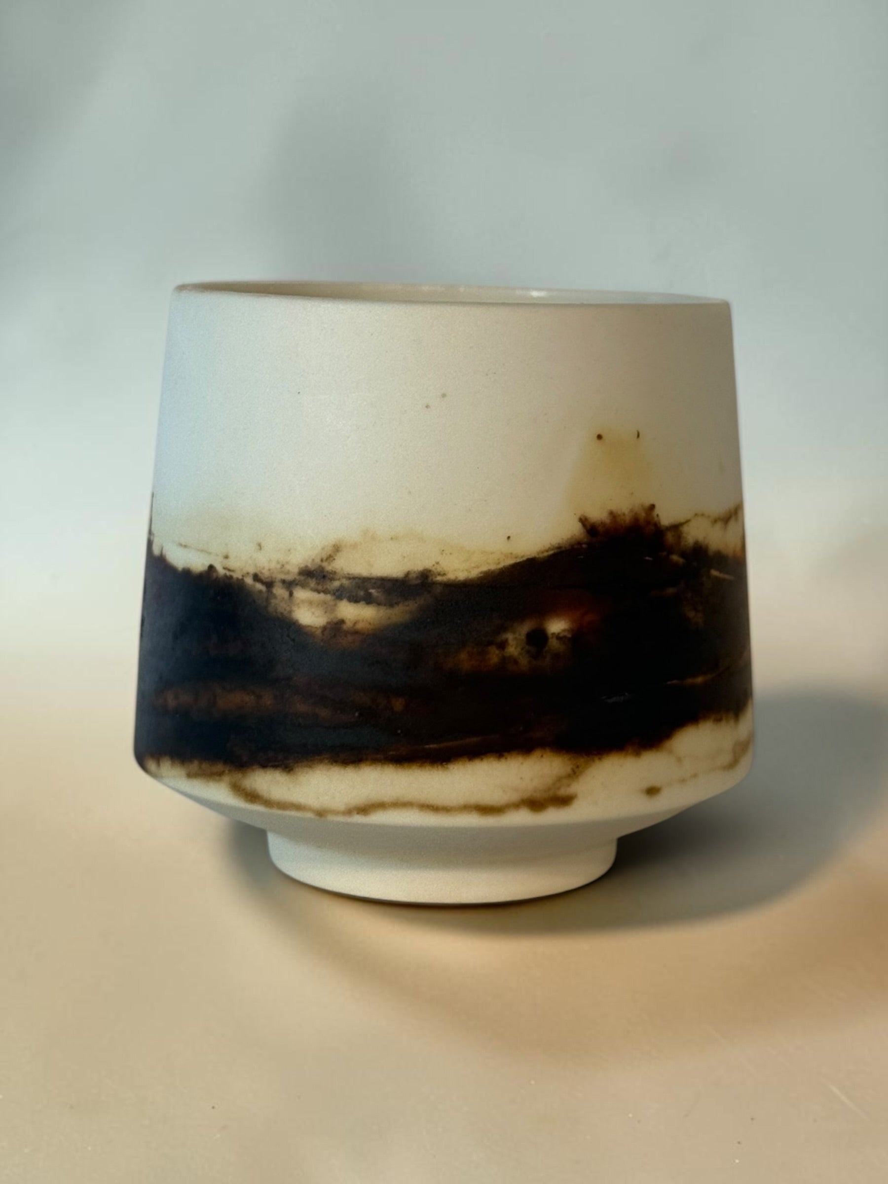 John Mac Saggar-Fired Cup – Nightfall Marsh