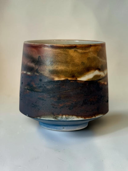 John Mac Saggar-Fired Cup – Smoked Amber