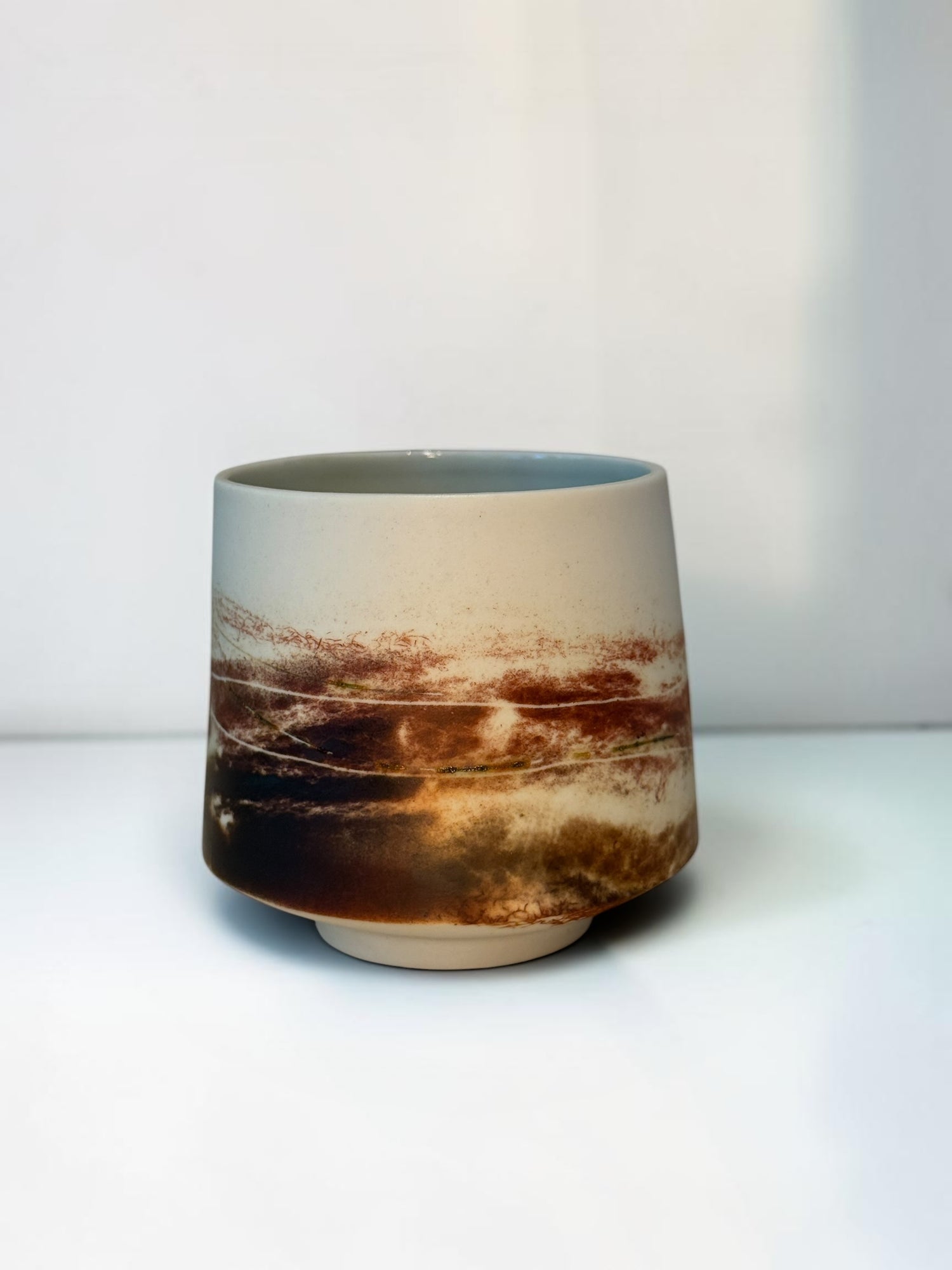John Mac Signature Saggar Cup – Golden Estuary