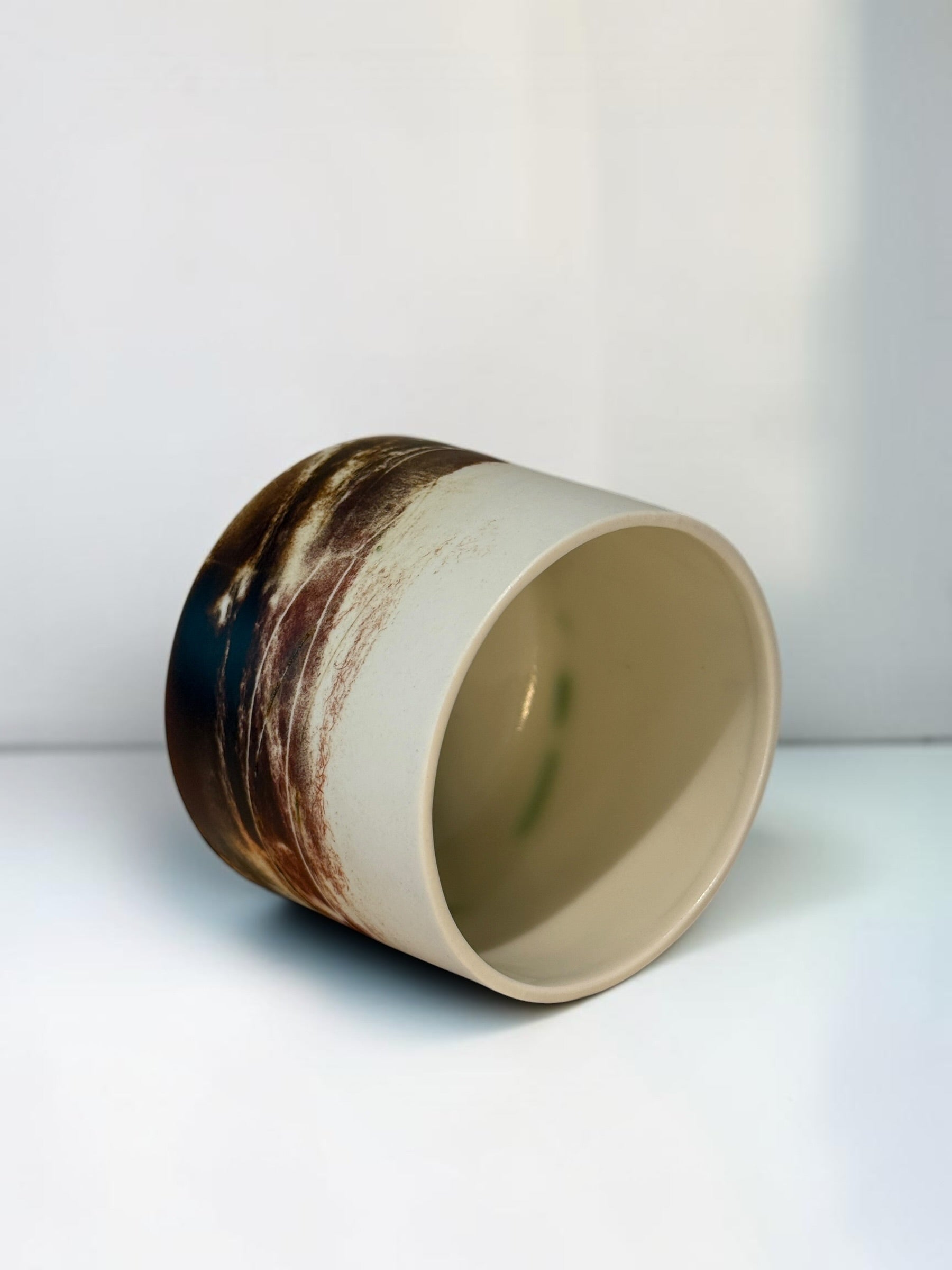John Mac Signature Saggar Cup – Golden Estuary