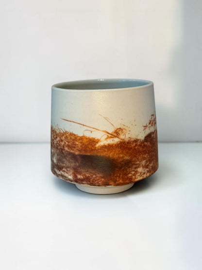 John Mac Signature Saggar Cup – Autumn Moorland