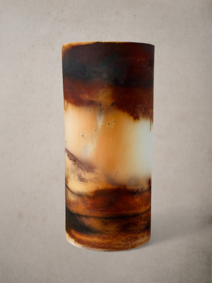 Handmade Porcelain Saggar-Fired Vase (1)