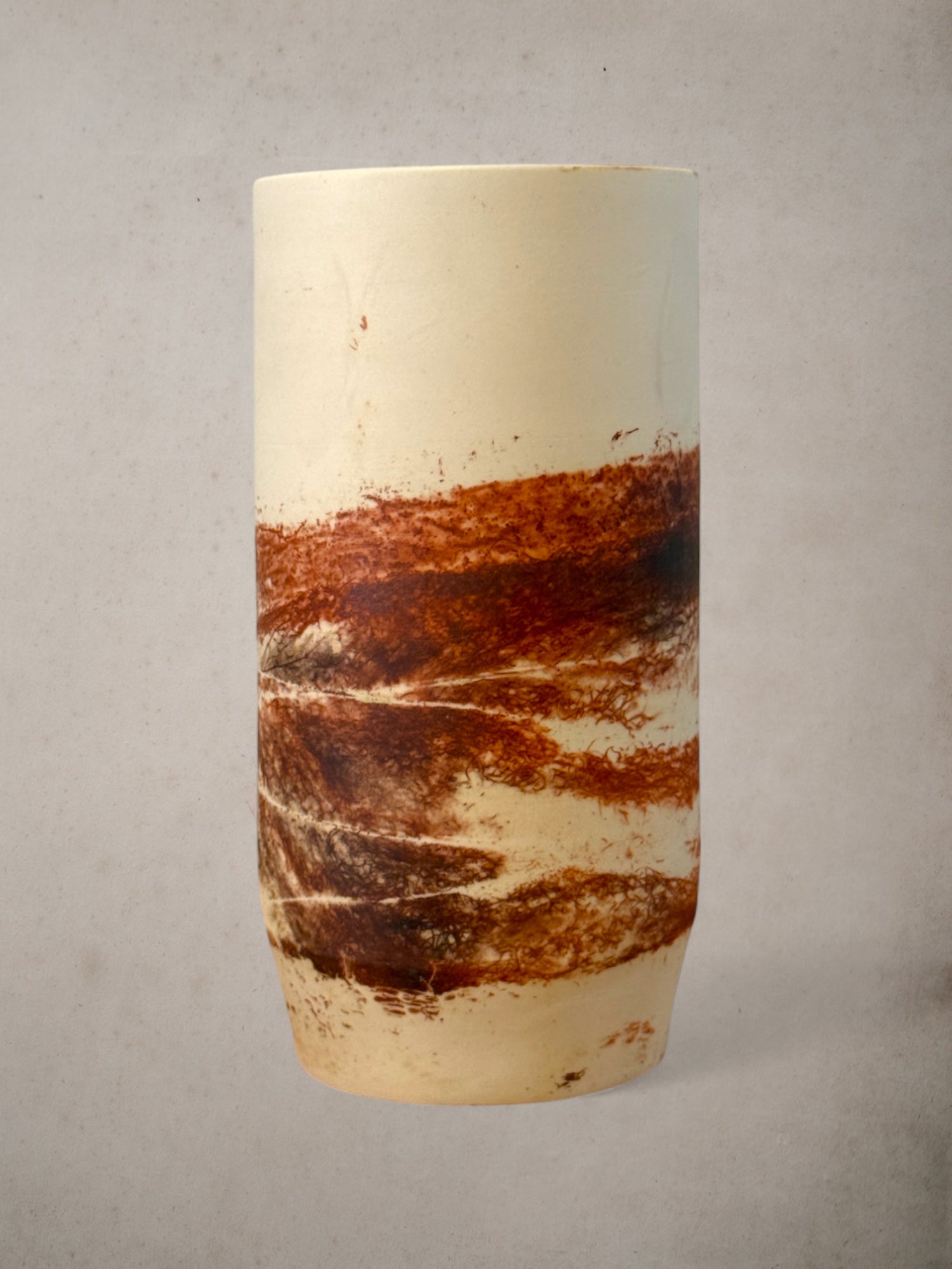 Handmade Porcelain Saggar-Fired Vases (Set 1)