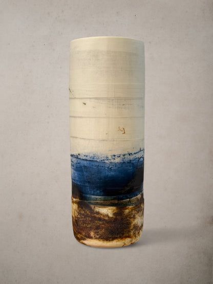 Handmade Porcelain Saggar-Fired Vase (9)