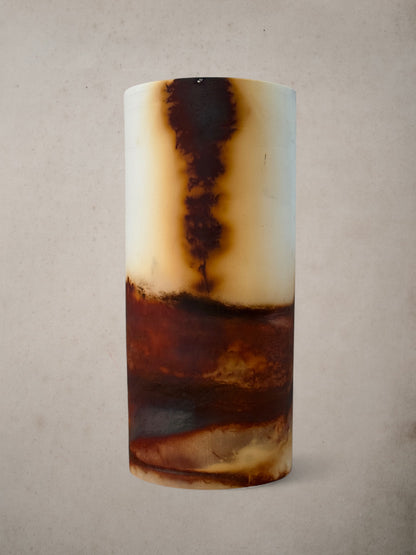 Handmade Porcelain Saggar-Fired Vase (2)