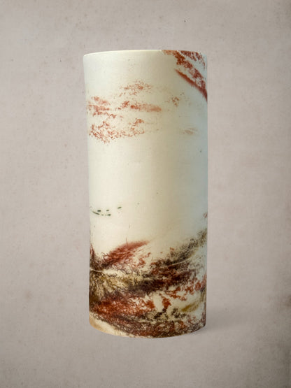 Handmade Porcelain Saggar-Fired Vase (6)