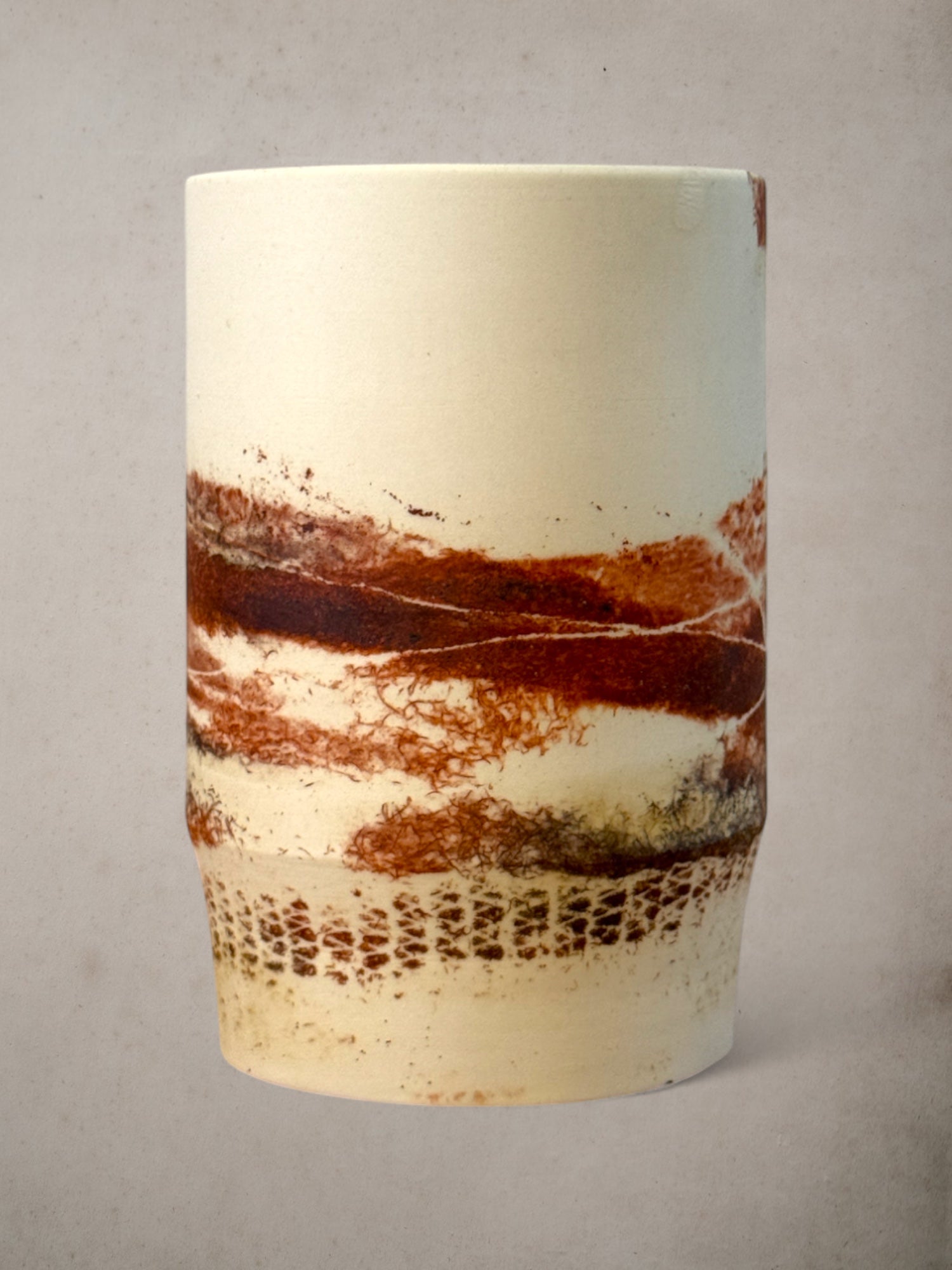 Handmade Porcelain Saggar-Fired Vases (Set 1)