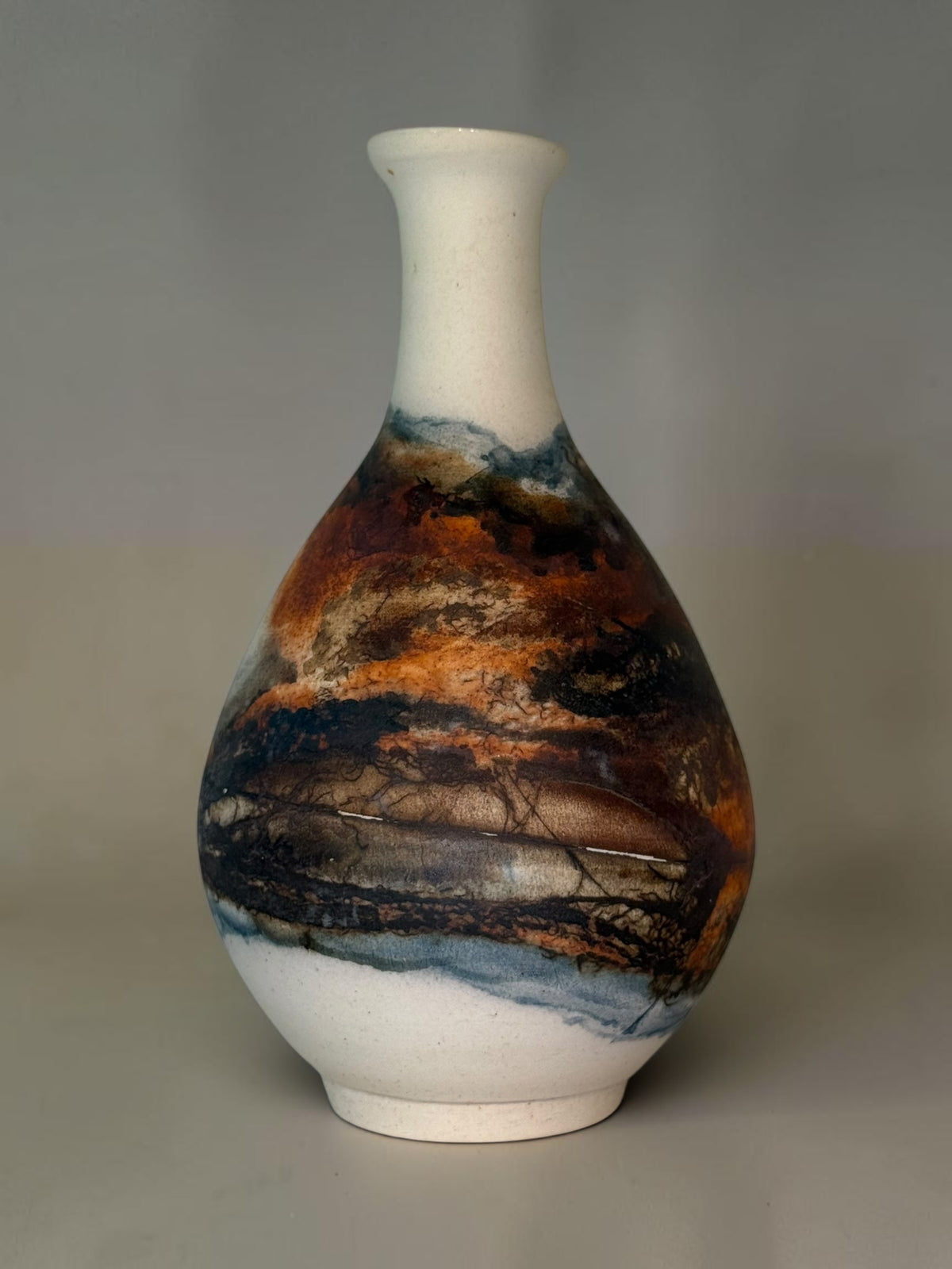 Shuhari Collection vase, Copper Blaze