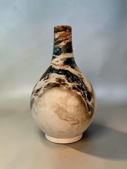 John Mac Ceramics Tear Drop Vase, low tide, alternate angle