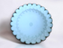 Cacao Pottery round lace-drip plate