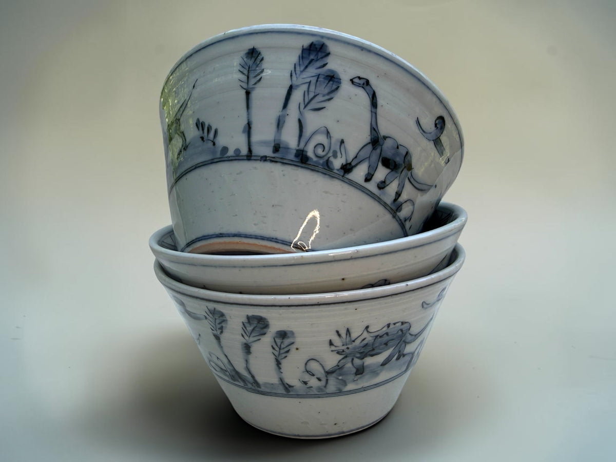 Wani Studio horned creature bowl