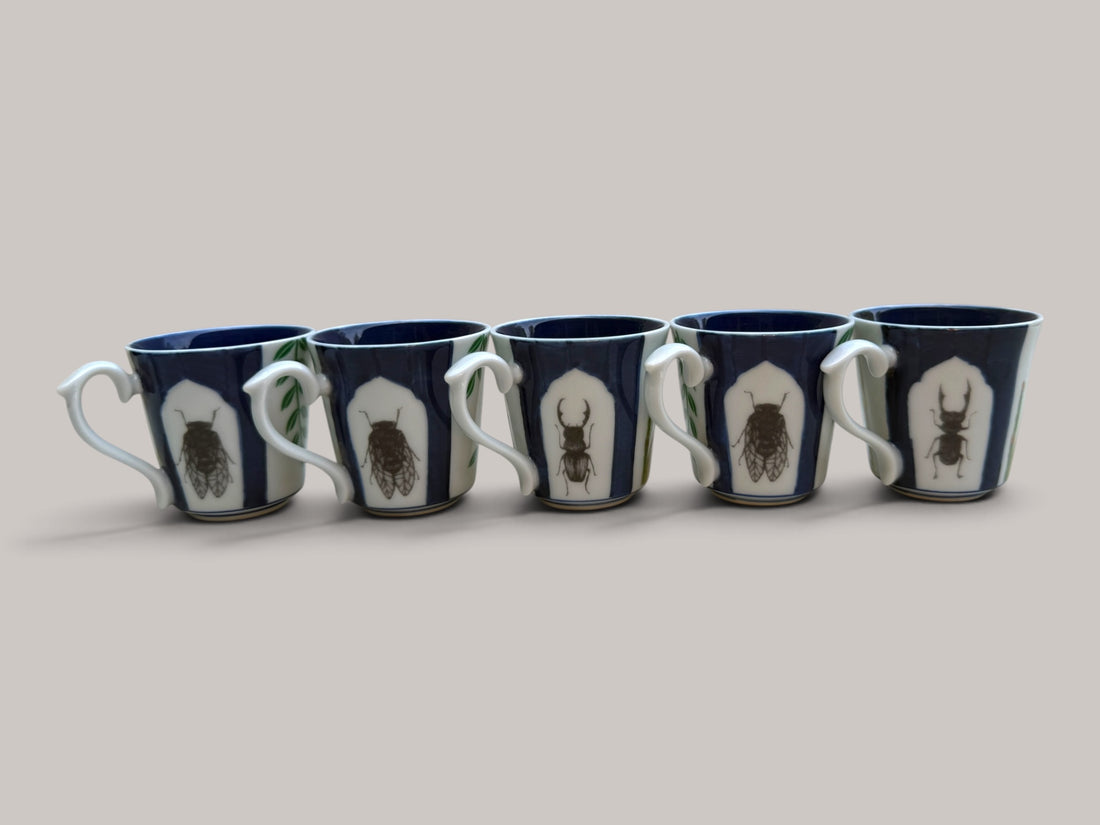 Jeremie Pare Julien garden stag beetle mug